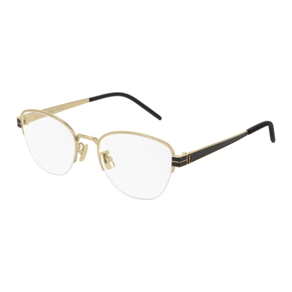 NEW SAINT LAURENT EYEGLASSES, SLM64 005 GOLD WOMEN EYEWEAR SL M64 005